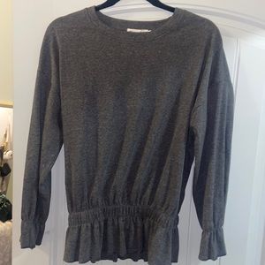 Peplum sweater top!